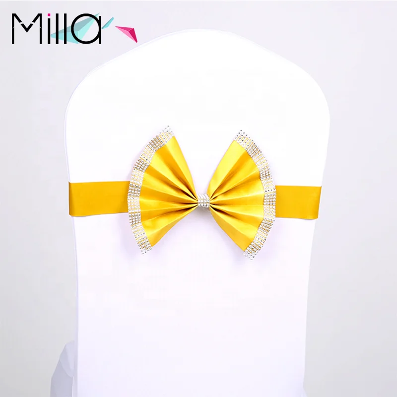 Золотые стулья с завязками