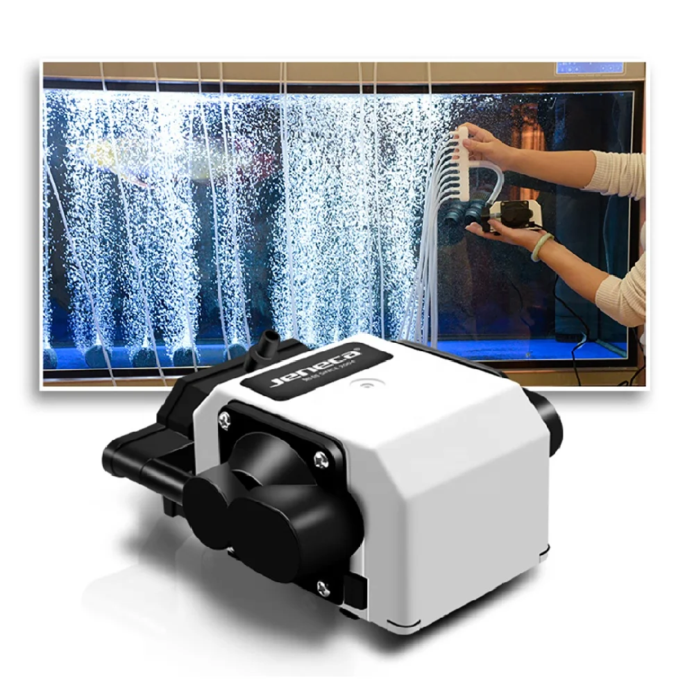 JENECA Air Pump Fish Tank Oxygen Pump Silent Aerator Pump Small Home High-Power Oxygenator Air Volume Adjusted For Aquarium