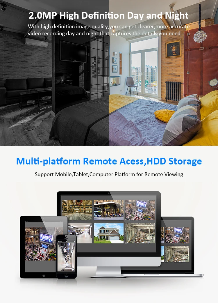  Gevilion H.264 2MP 8ch PoE NVR Kit наружная ИК-камера видеонаблюдения IP система безопасности POE