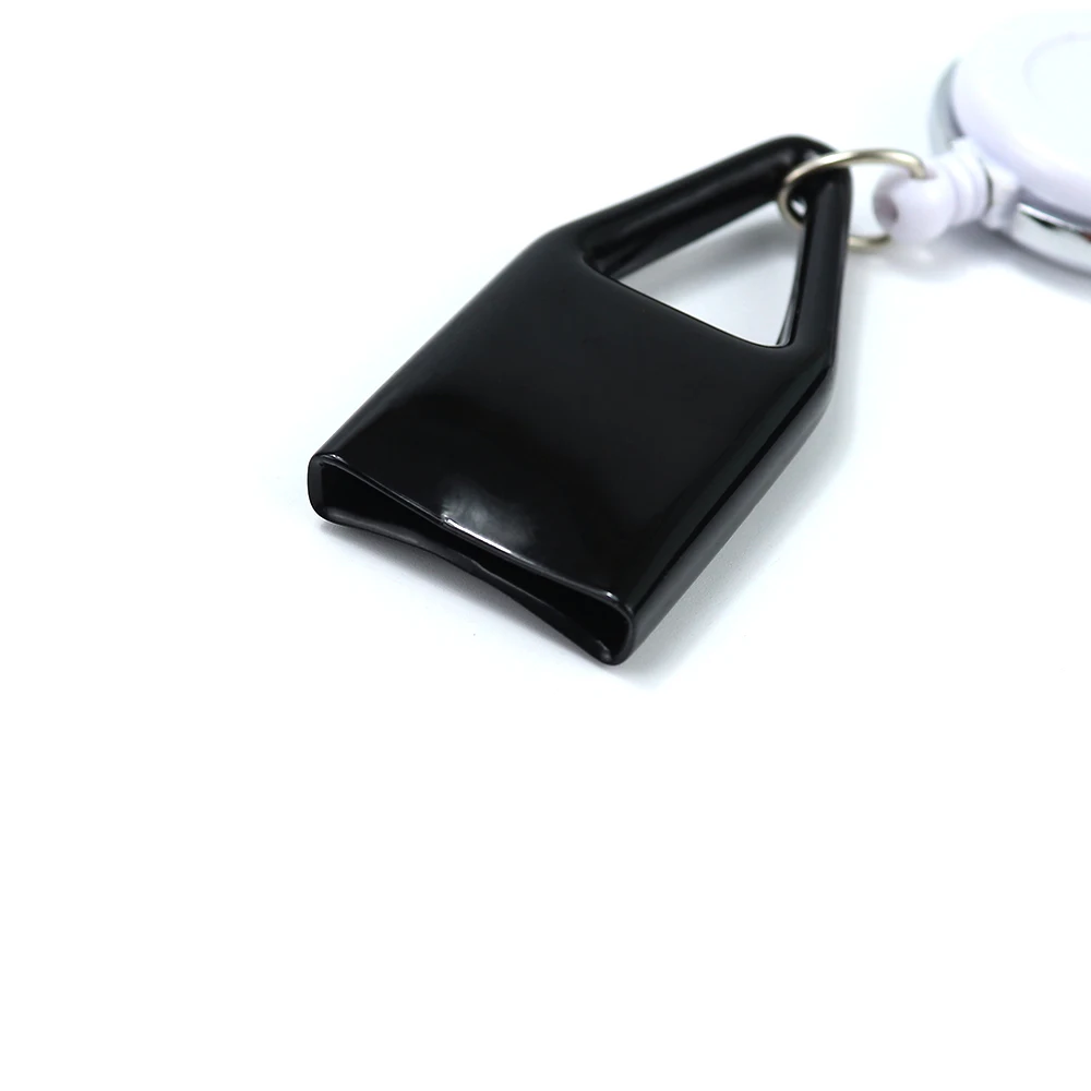 Custom LOGO oblate retractable keychain holder sleeve cover tool smoke accessories wrapper plastic Lighter case leash holder