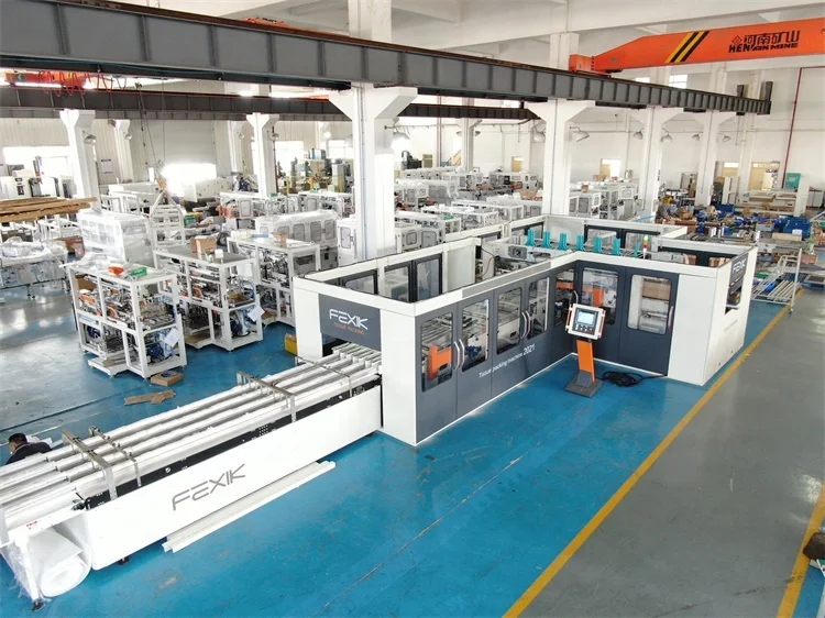 FEXIK Toilet Paper Manufacturing Machine Toilet Paper Maker Paper Towel Production Line