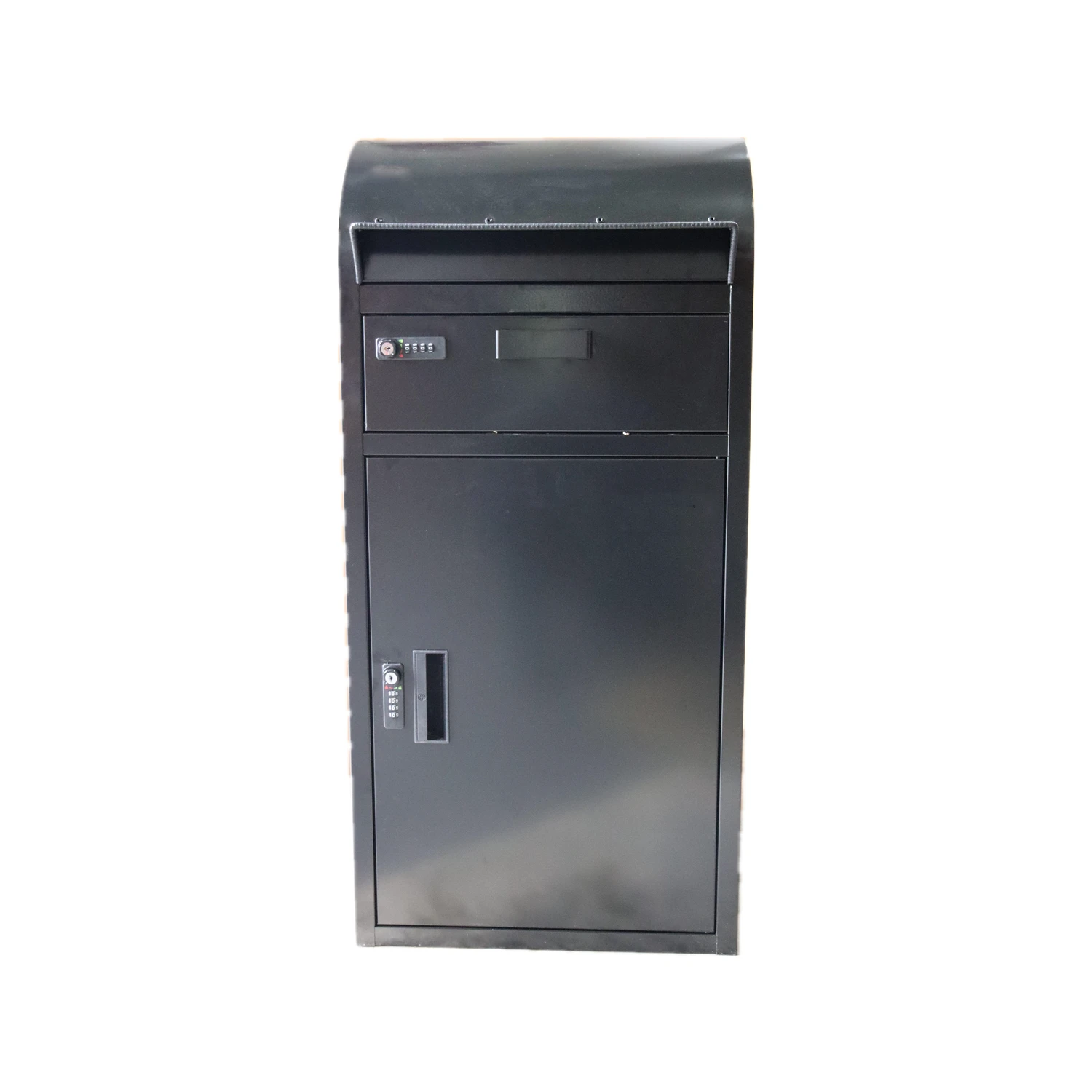 Smart metal parcel delivery box Outdoor parcel dropping parcel drop box for mail