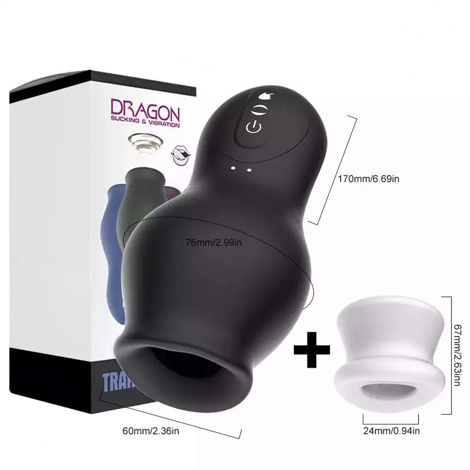 Hot selling Automatic Sucking Male Machine Oral Vaginal waterproof Penis Vibrator Masturbation Cup Sex Toys supplier for Men