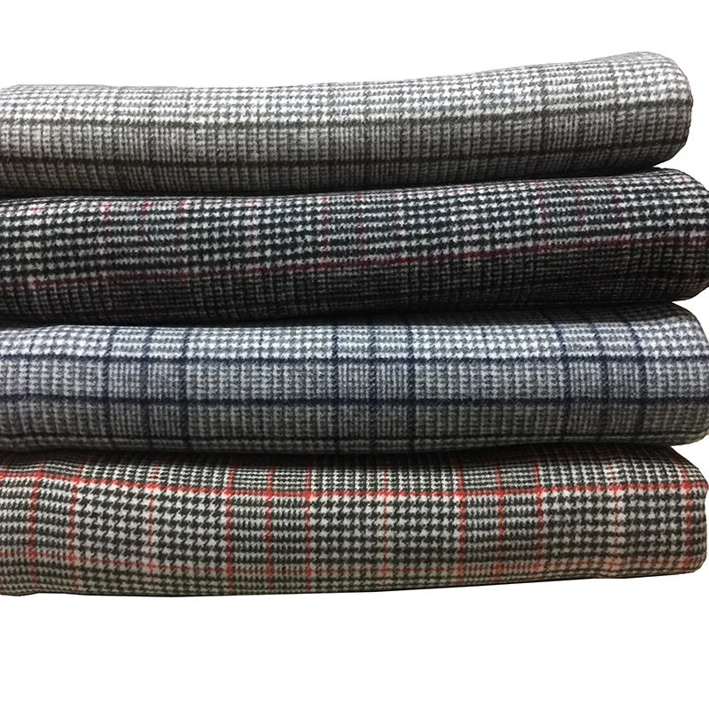 
Custom Design tweed fabric padded mens jackets coats winter Double-sided tweed fabric 