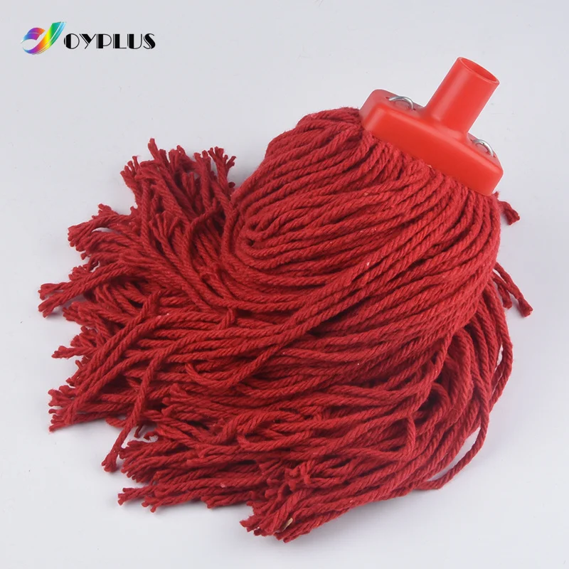 Commercial Replacement Looped String 400g Mop Refill Strip Cloth Wet Dry Microfiber Cleaning Yarn Cotton Mop Head