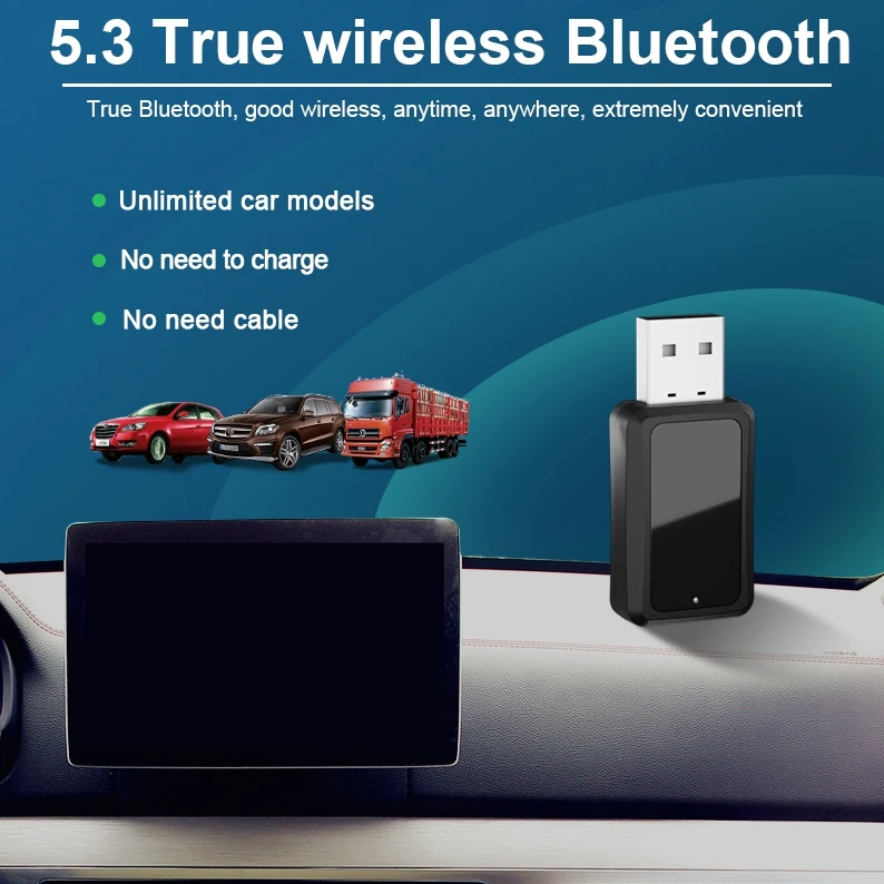 Автомобильный Bluetooth 5 3 FM02 мини-USB-передатчик приемник со светодиодным дисплеем громкой связи автомобильный комплект беспроводной аудио для Fm-радио