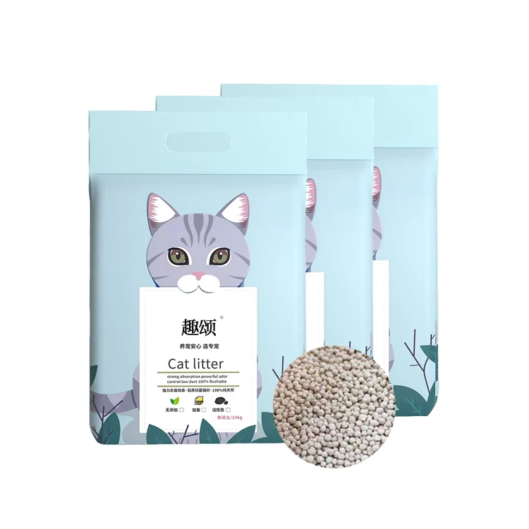 2021 OEM Factory direct natural high quality quickly Hot sale bentonite cat litter