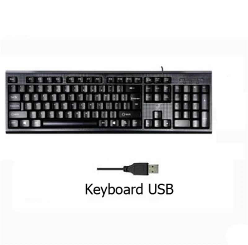  Q9 USB 2 0 Проводная Водонепроницаемая клавиатура с 104 клавишами мышь комбо для дома офиса Настольный компьютер плоская игровая