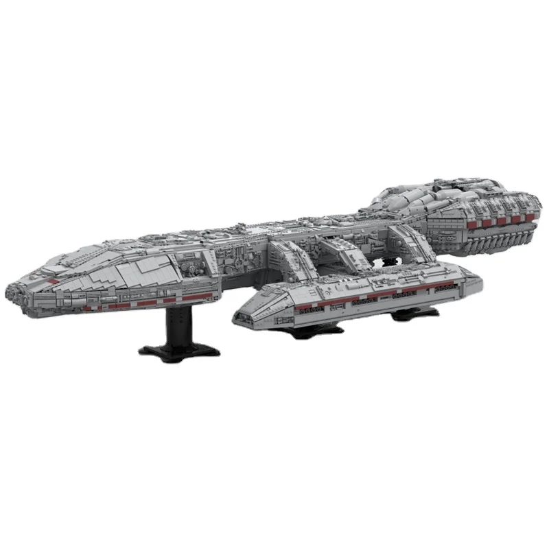 Bebricks MOC Space series M40001 Battlestar Galactica Super Scale Building bricks Interstellar warship toy bricks