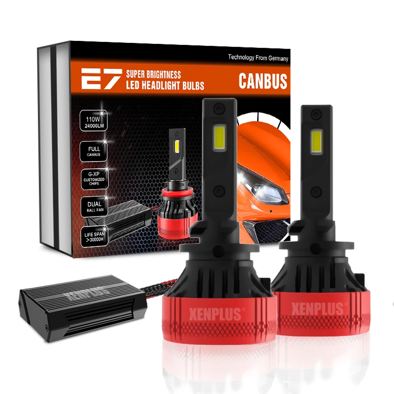 XENPLUS  BIG POWER headlight 110W E6 12000lm H1 H3 H4 H7 H11 H13 9004 9005 9006 9007 9012 880 881 for car