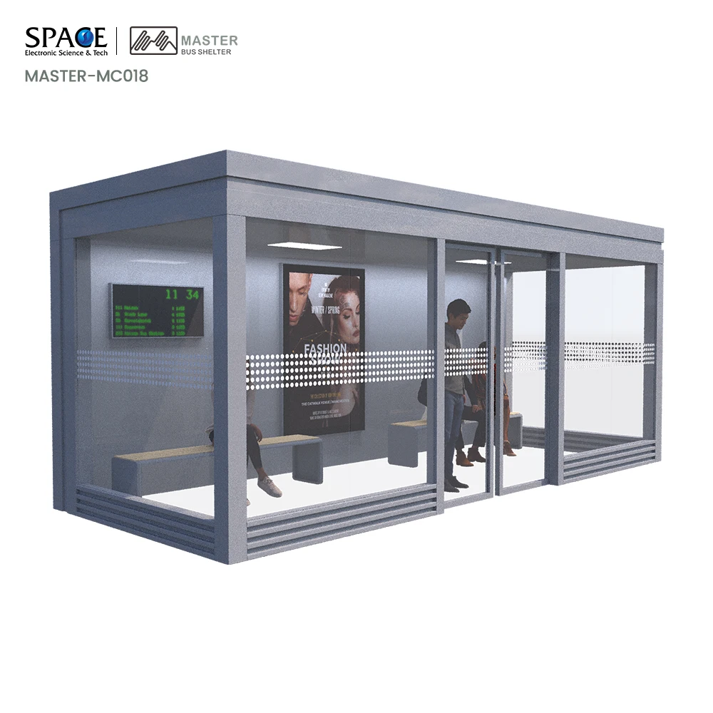 Modern City Traffic OEM Bus Shelter