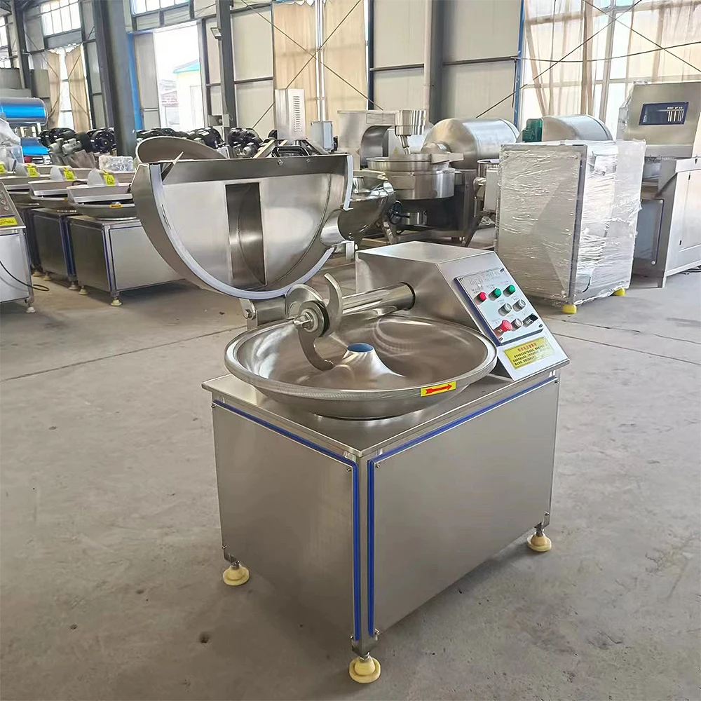 Vacuum Emulsify Mixer Silent Bowl Cutter Meat Mixer Machine