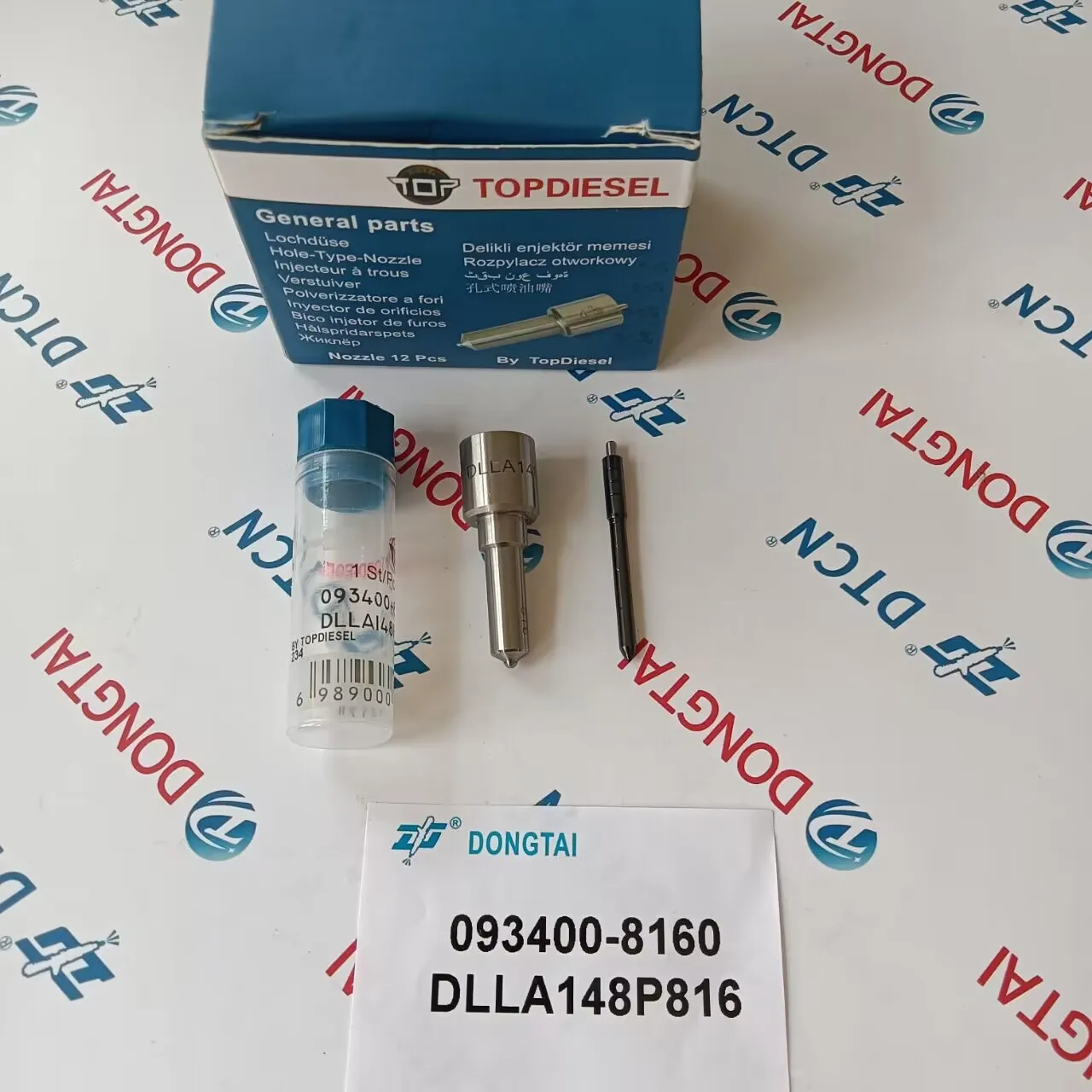 Common Rail Nozzle DLLA148P816 093400-8160 For Denso Injector 09500-5070 09500-5130 16600-AW400 16600-AW420 16600-AW40C