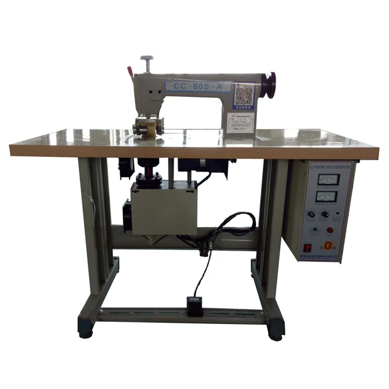 CC-60 ultrasonic sewing machine for nonwovens for textile fabric