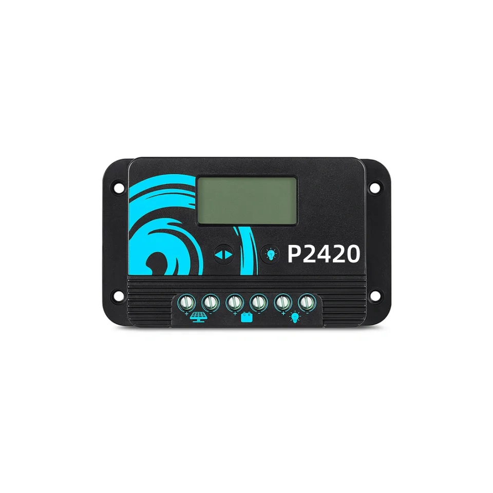 P2420 20A PWM Charge Controller 12 24V Auto Solar Controller for Solar Energy Systems