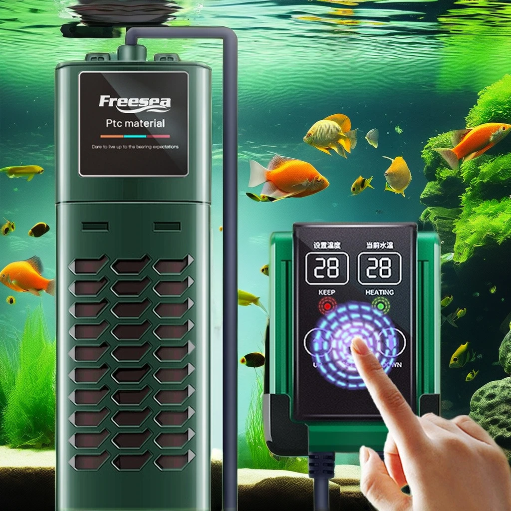 Freesea 500W Power off without water secure Variable frequency heating Energy Saving PTC Adjustable Aquarium Heater