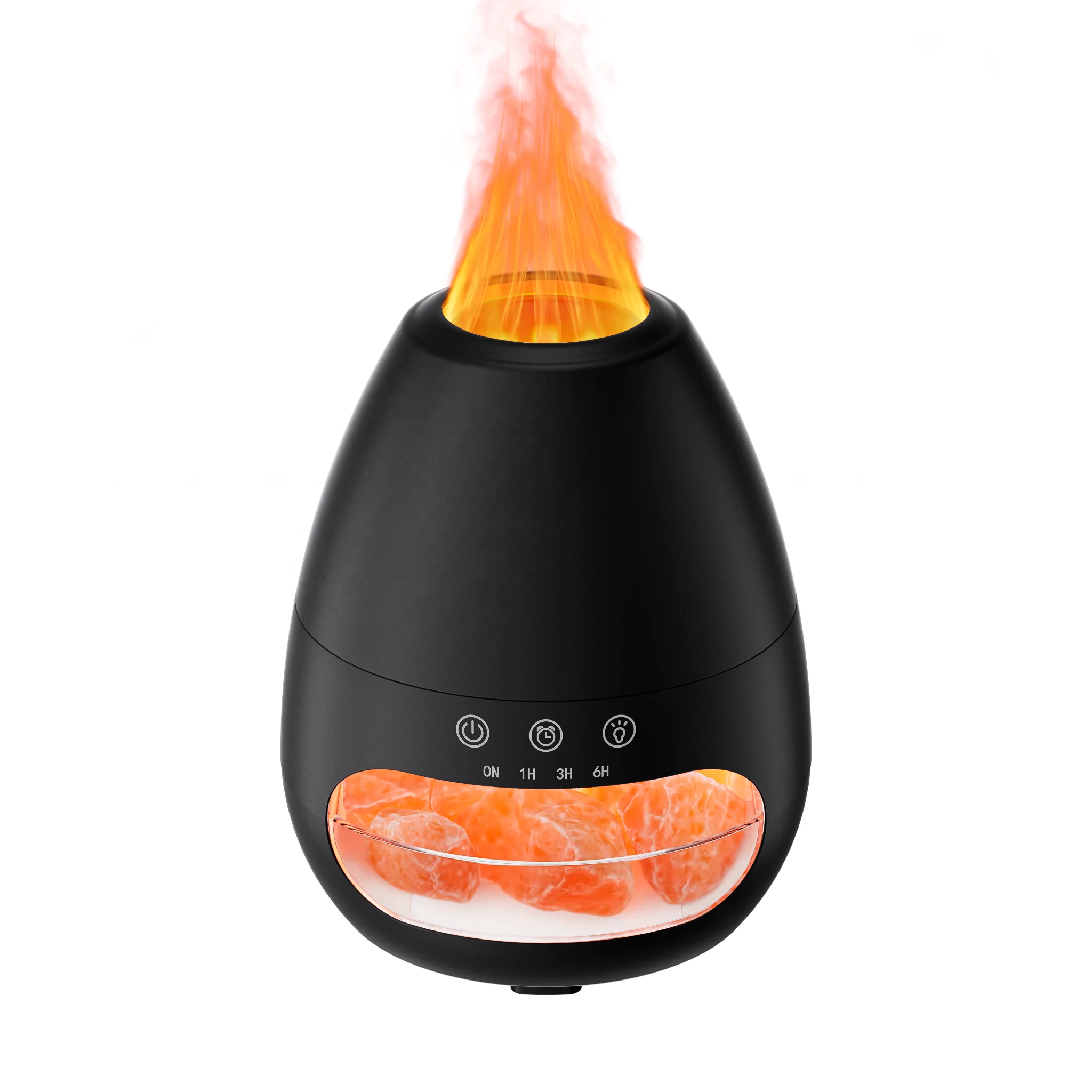 Wholesale New Himalayan Salt Stone Simulation Flame Air Freshener Pure Essential Oil Aroma Diffuser Scenting Smell
