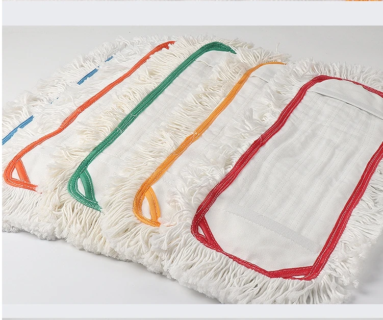 Mega Rectangular Shape Absorbent Mop with Flat Cotton Head Multi-Washable Handle for Larger Floors