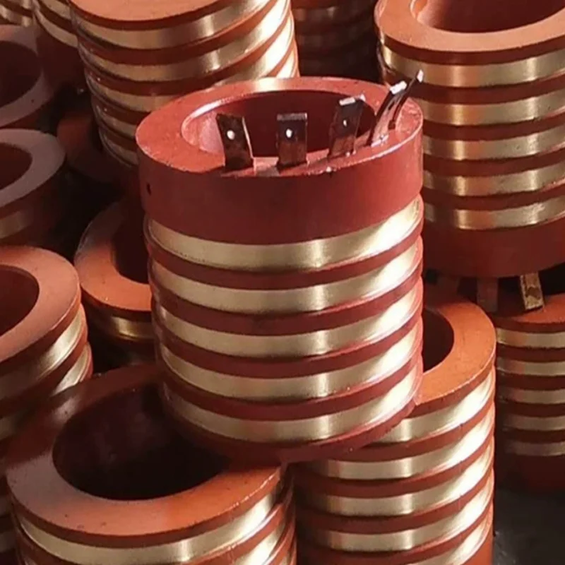 Collector Ring Conductive Slip Ring Assembly YZR180 Lifting Electrical Accessories Copper three-ring Diameter 50/60/100/120