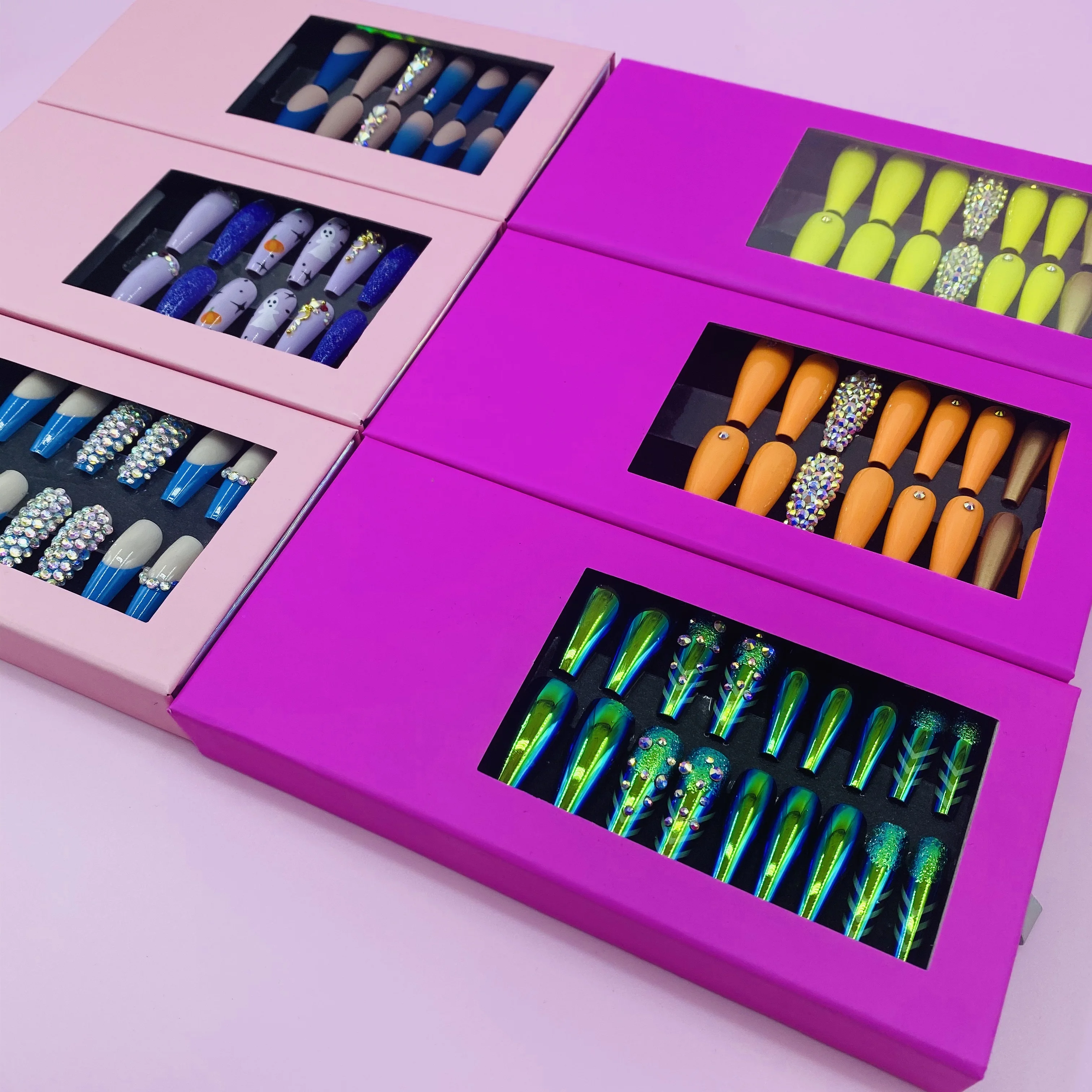 Drop shipping  Uv  falsenails Pre-Glue False Nails art Custom  Nails Wholesale artificial fingernails false fakenails fake nails