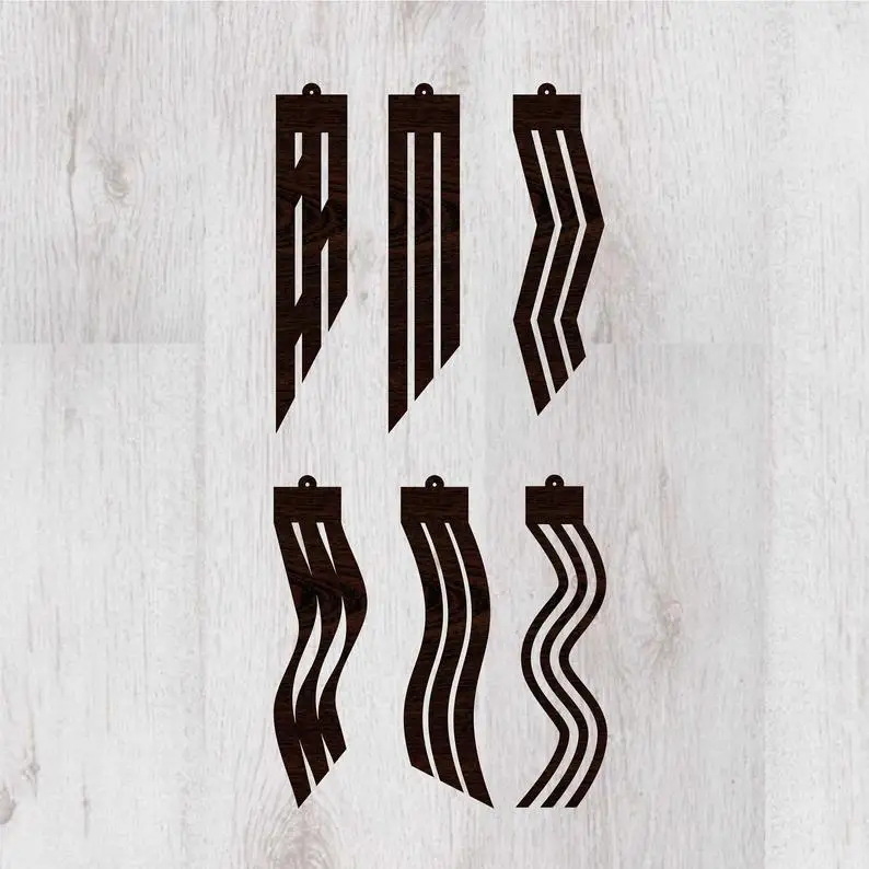  Laser Cutting Acrylic Earrings Accessories For