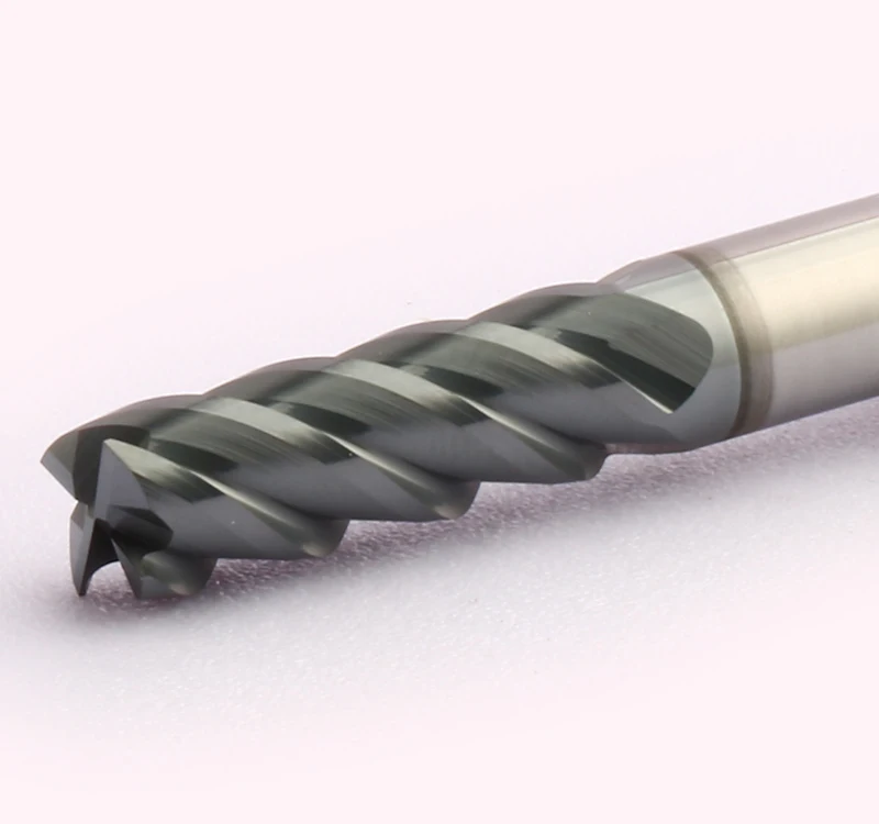 Customizable HRC60 Solid Carbide End Mills for Metal 4 Flute with Coating  Fresa Milling Cutter