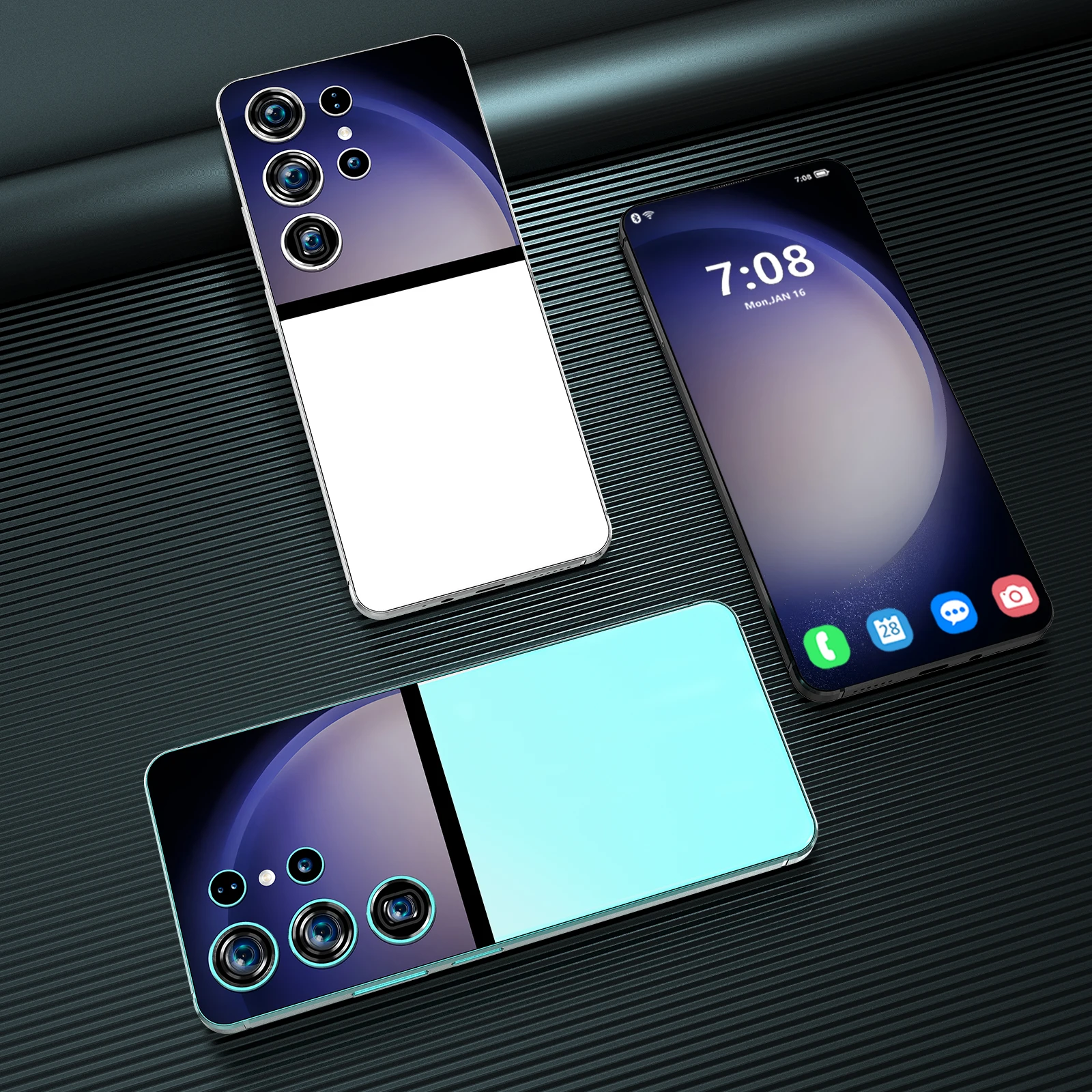 2024 For Africa Market Factory Price S25 Ultra+ Unlocked Smartphone Dual SIM+TF Card Flash Memory 5G S25 Ultra Plus Cell Phones