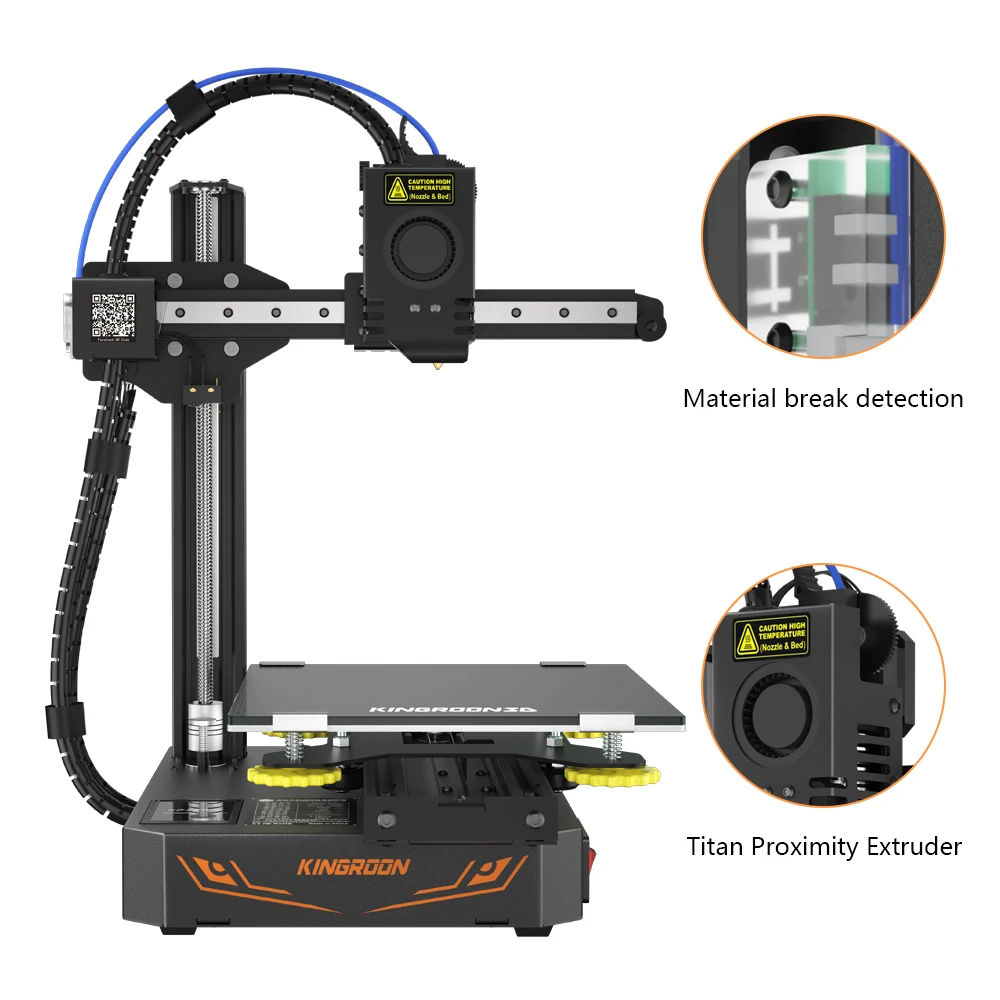: Kingroon KP3S-PRO FDM 3D принтера высокая точность печати принтер машина