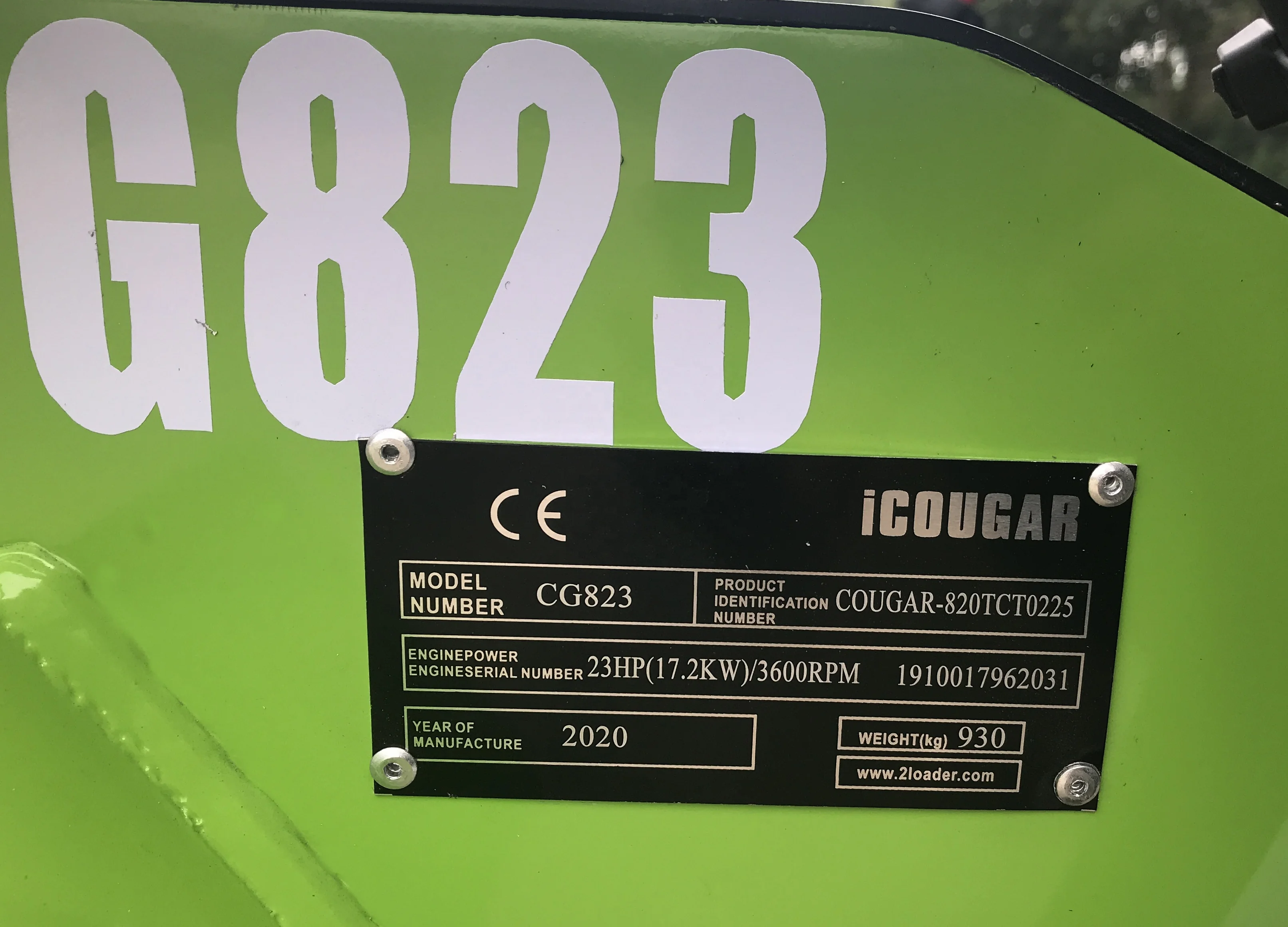 COUGARS CG823 EPA/CE/EURO 5 Бесплатная доставка Китайская прогулка за бортовым поворотом мини-погрузчик цены с экскаватором для продажи
