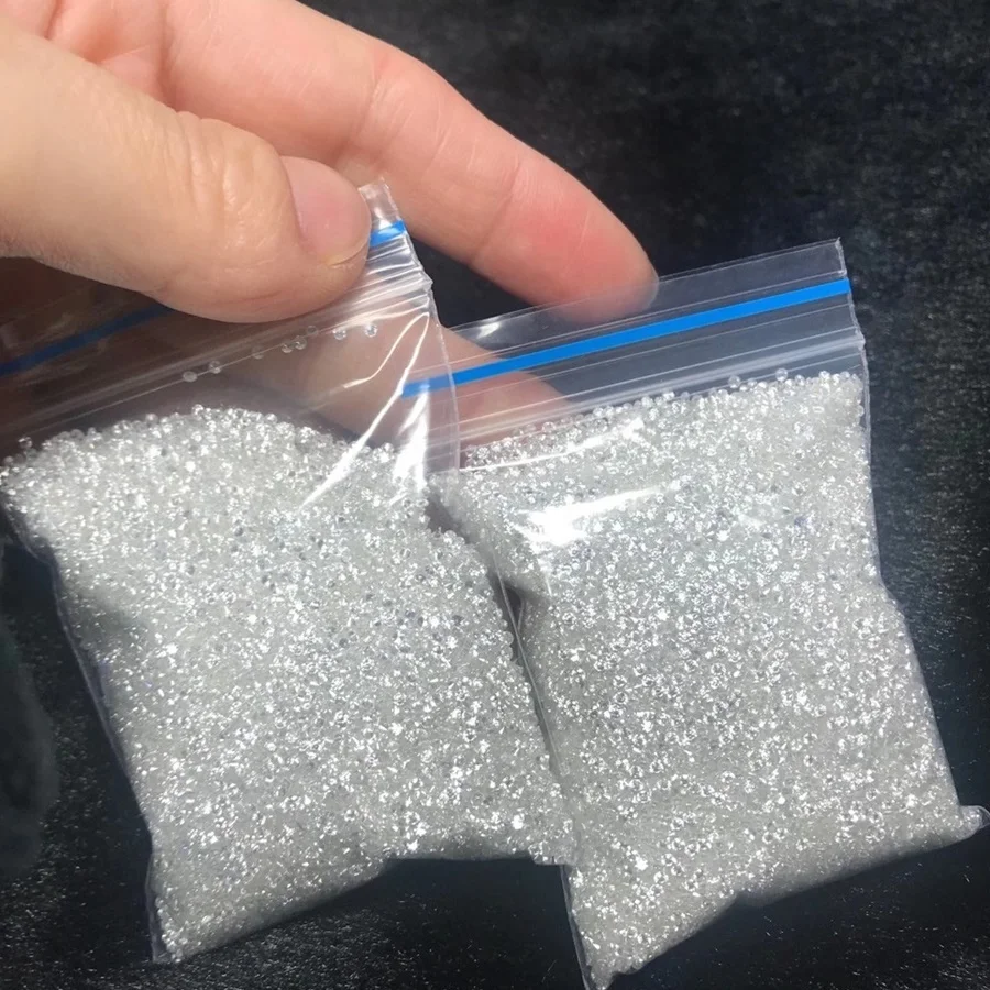 Полудрагоценный камень Joyas Lab Выращенный бриллиант 1 3 мм белый цвет VVS сердце и стрела круглый вырез драгоценный из муассанита меди