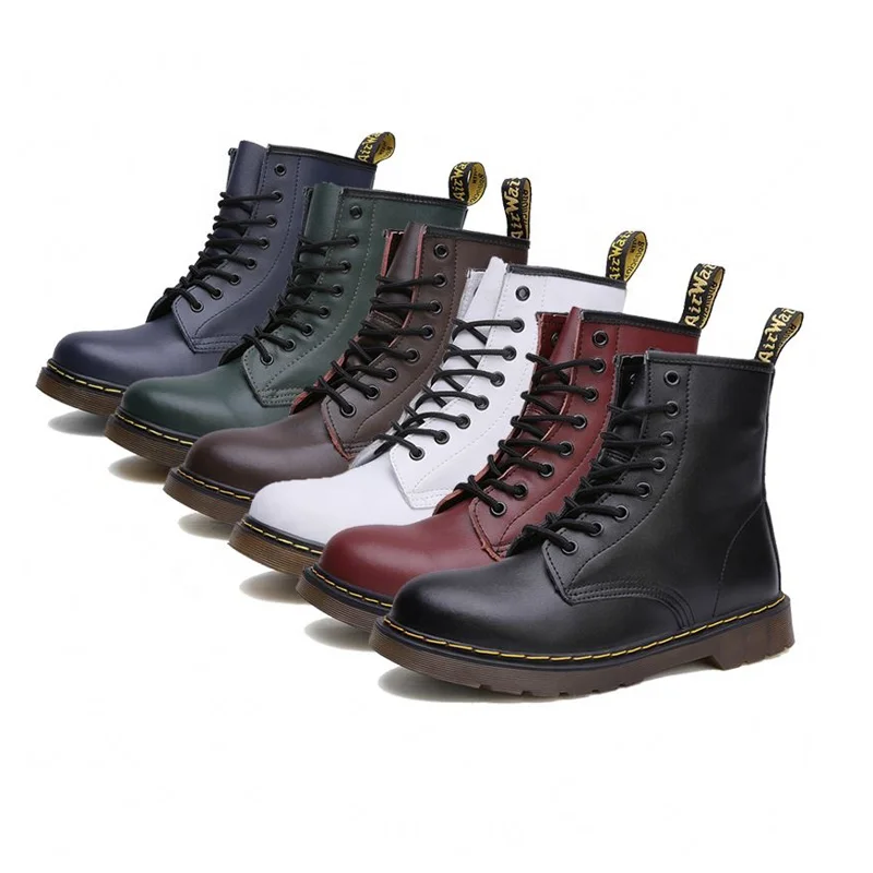 Мужские Женские Dr 1460 6 видов цветов Nappa, 8-глазый мягкая кожа Классические ботинки в стиле милитари