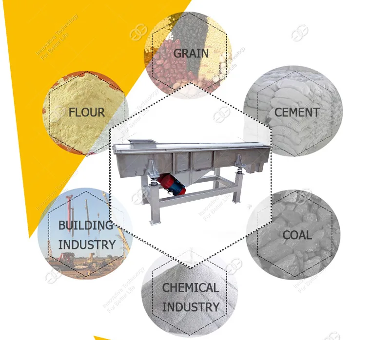 0.15Kw Horizontal Vibrating Sieve Vermicompost Sieving Machine For Malaysia