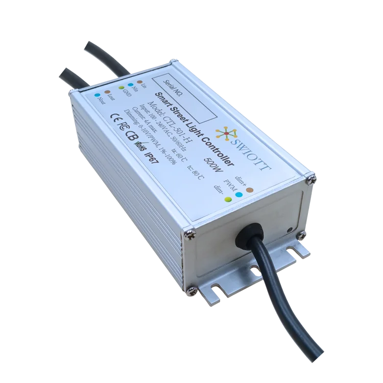 CTL501HD IP66 двухрежимный сетевой умный уличный светильник DALI датчик наклона монитор утечки уличного освещения контроллер