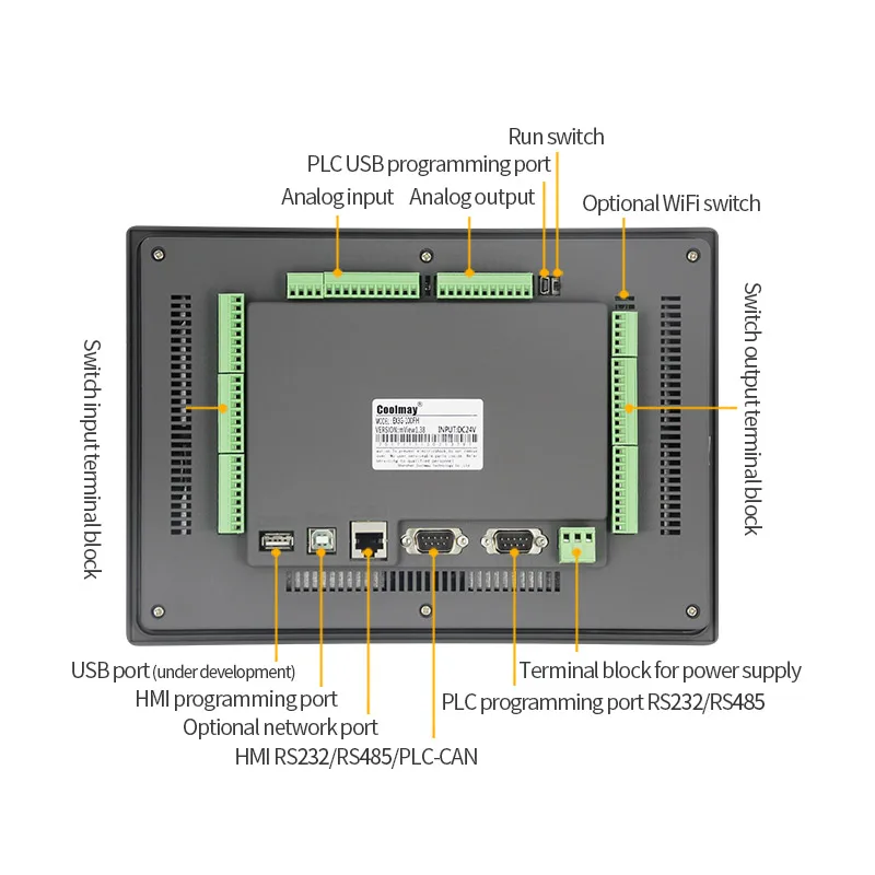 Wholesale price 24MR plc controller automation 24VDC hmi plc brandplc control dealer