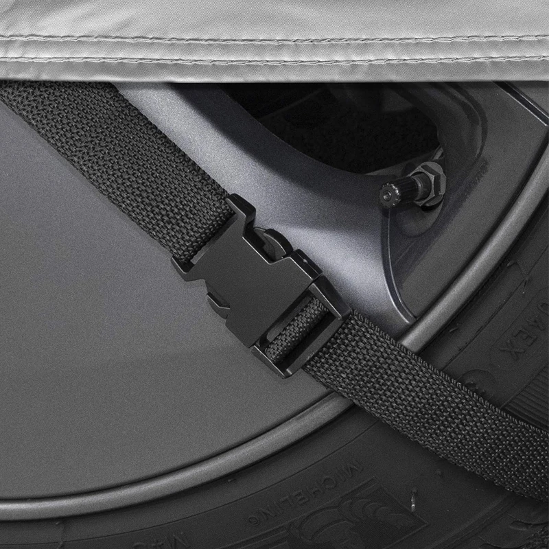 100% Weather-Proof Car Cover,Heavy-Duty Windproof, Snowproof, Dustproof, 100% Sun And Uv Protective Outdoor Car Cover