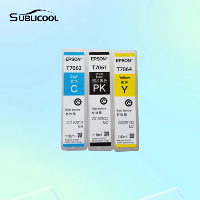 SUBLICOOL printer one-stop service original ink cartridge printer ink cartridge for ep son T series refillable ink cartridges