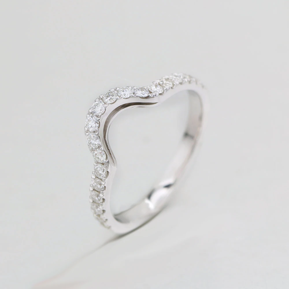 2025 Expensive Gift Simple Non Fading Palladium Vvs Diamond Engagement Circular 1.0Ct Lab Grown Diamond Wedding Rings Jewelry