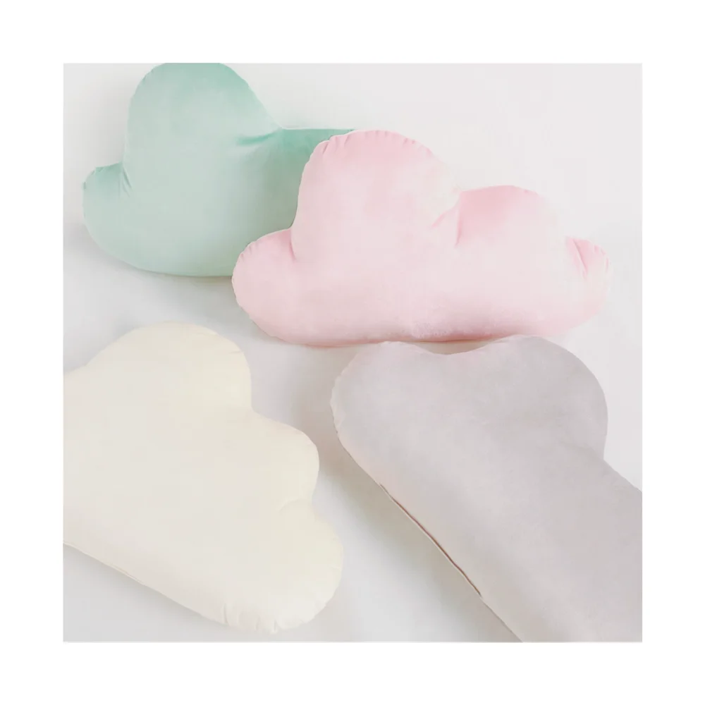 Hot Sale Cute Design Filling 100% Cotton Dutch Velvet Cloud Shape throw  pillow Kids Cushion Pillow