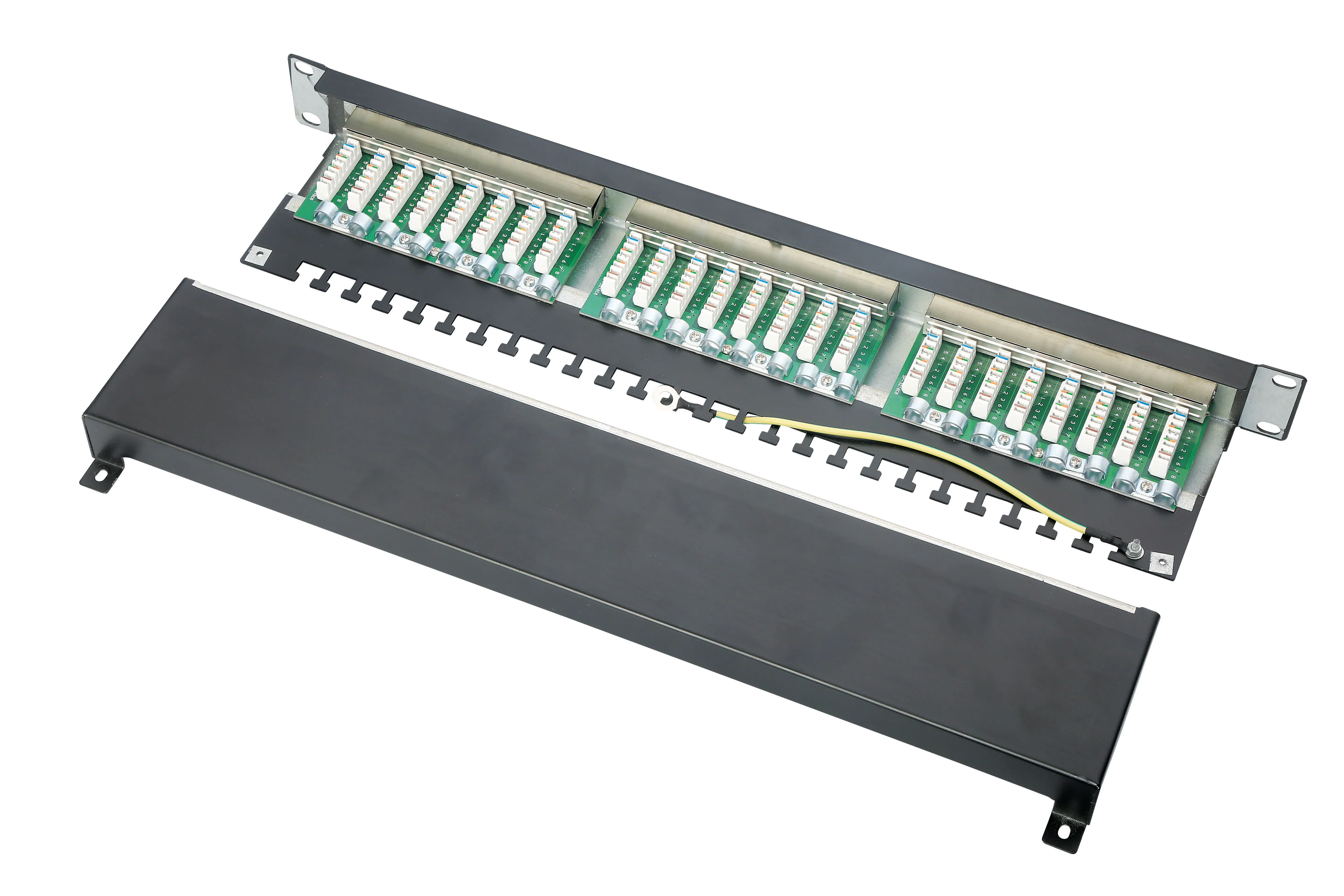 cat6 shield FTP telephone 24 port patch panel