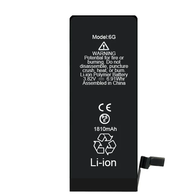 Новая сменная батарея 1810mAh для мобильного телефона 6G 3 82
