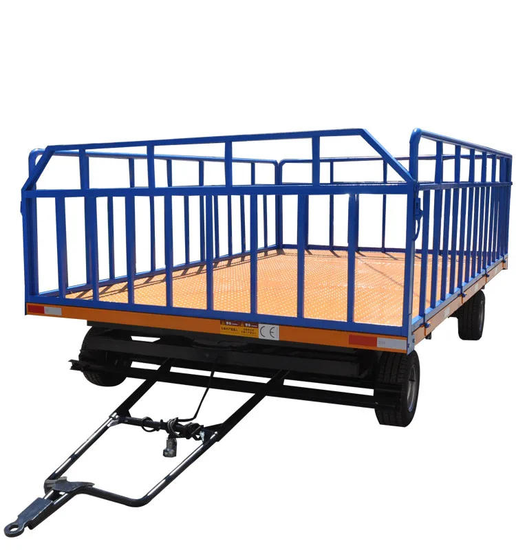 1ton 2ton 5ton Small Flatbed Turntable Trailer For Transportation