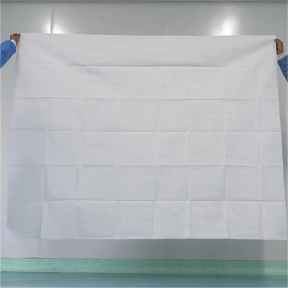 Wholesale PE+PP Waterproof Salon Bed Cover PP SMS Disposable Non Woven Massage Bed Sheet For Spa