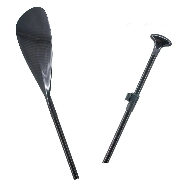 Good Quality Surfing Stand Up Kayak Carbon Fiber Paddle Board 100% Carbon Fiber Retractable Boat Paddle