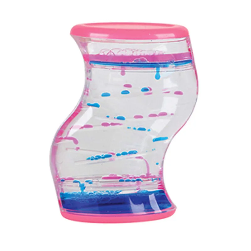 Novelty Souvenir Oil Water Liquid Motion Sand Timer For Toy