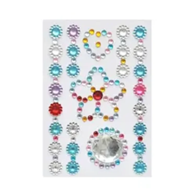 Diamods Only Wholesale Crystal Sticker Sheet Easy For Kids DIY