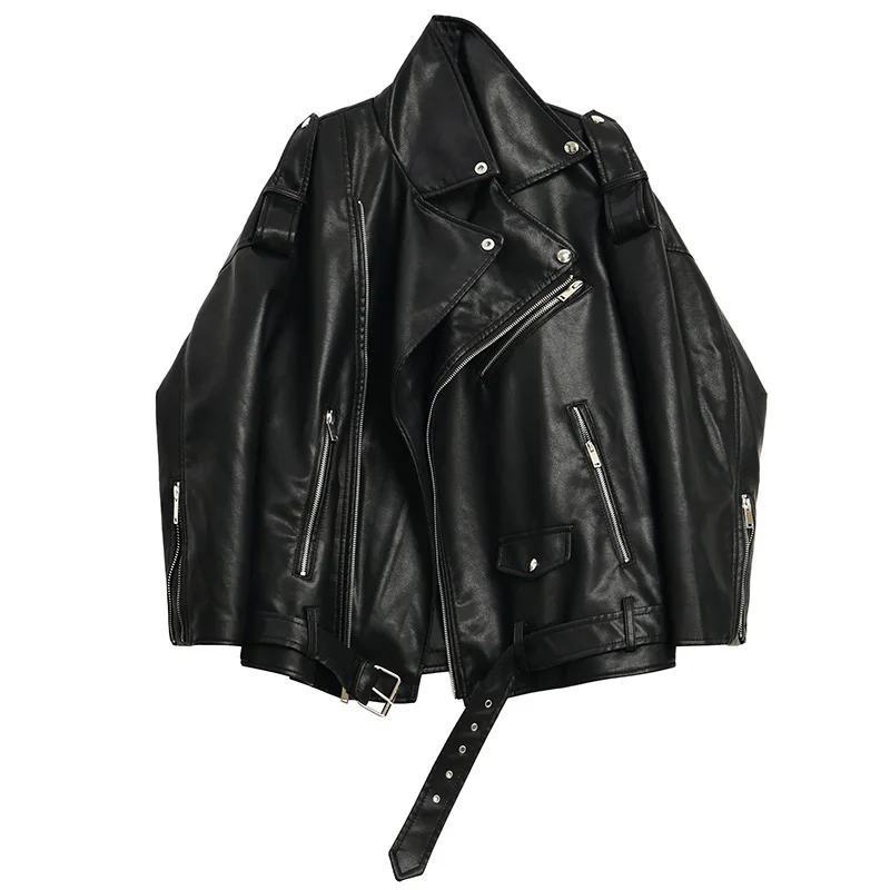 Best Quality Wholesale Stylish Plus Size Women Leather Jacket Women Real Leather Jacket  For Women