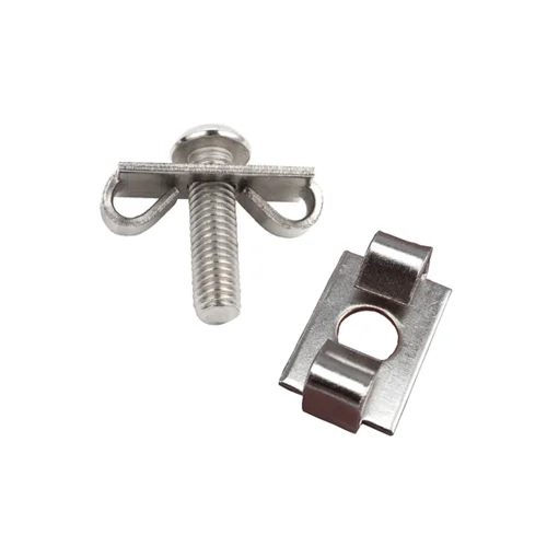 M6 M8 M12 Aluminum profile Elastic Fastener 2020 3030 4040 4545  T slot extrusion profile connector fastener joint set