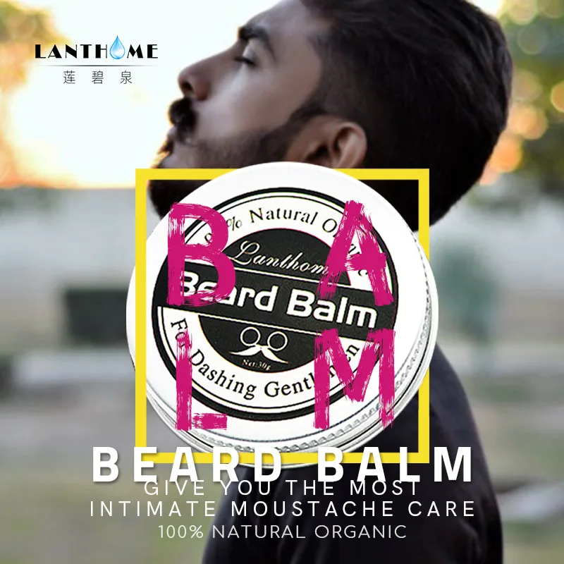 Wholesale Mens Beard Care Products 100% Natural Organic Moisturizing Nourishing Beard Balm