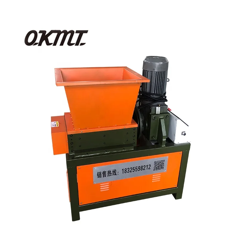 Two shaft crusher machine industrial plastic shreder machine