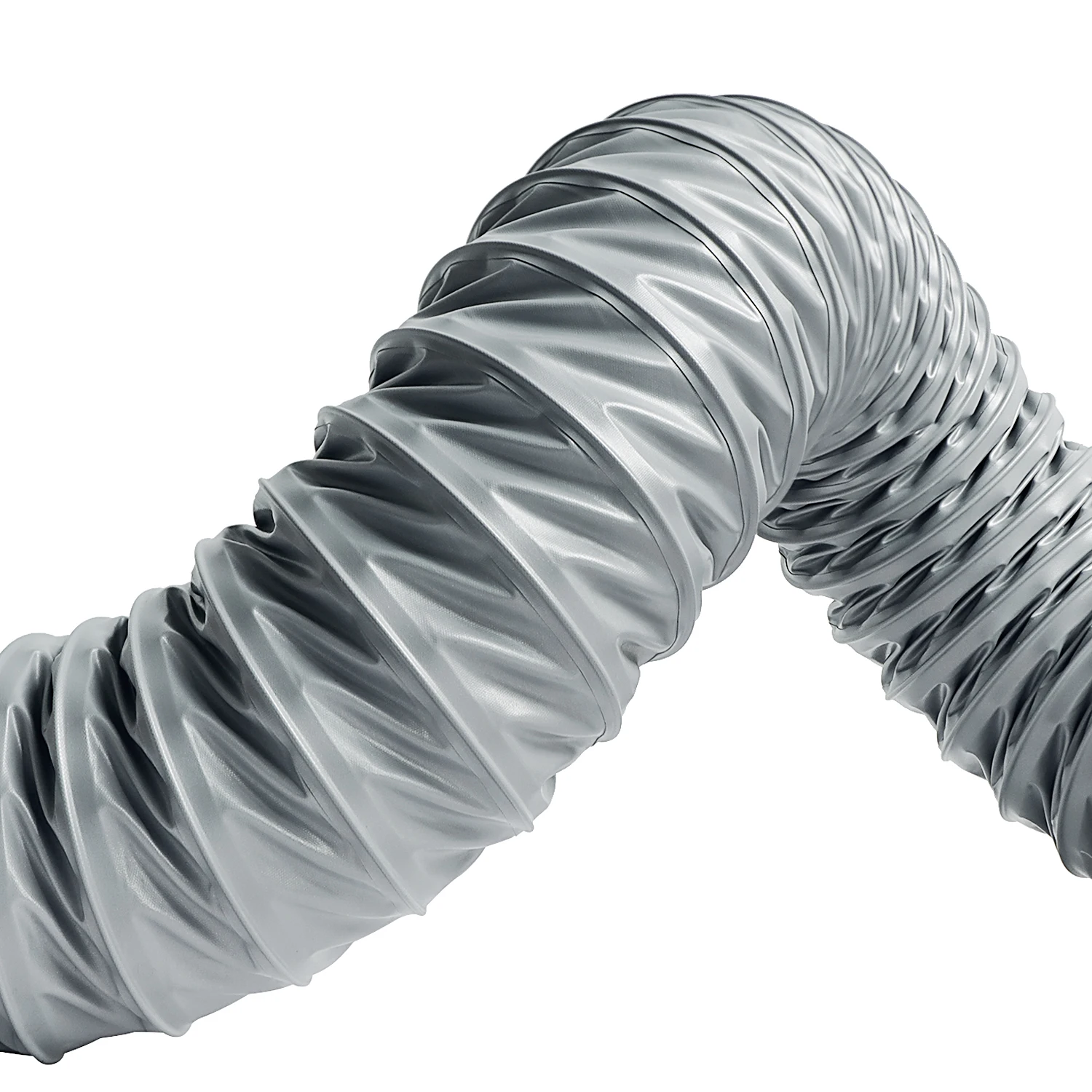 Flame Retardant Ventilation Gas Suction PVC Coated Polyester Fabric Air Hose Tarpaulin Duct